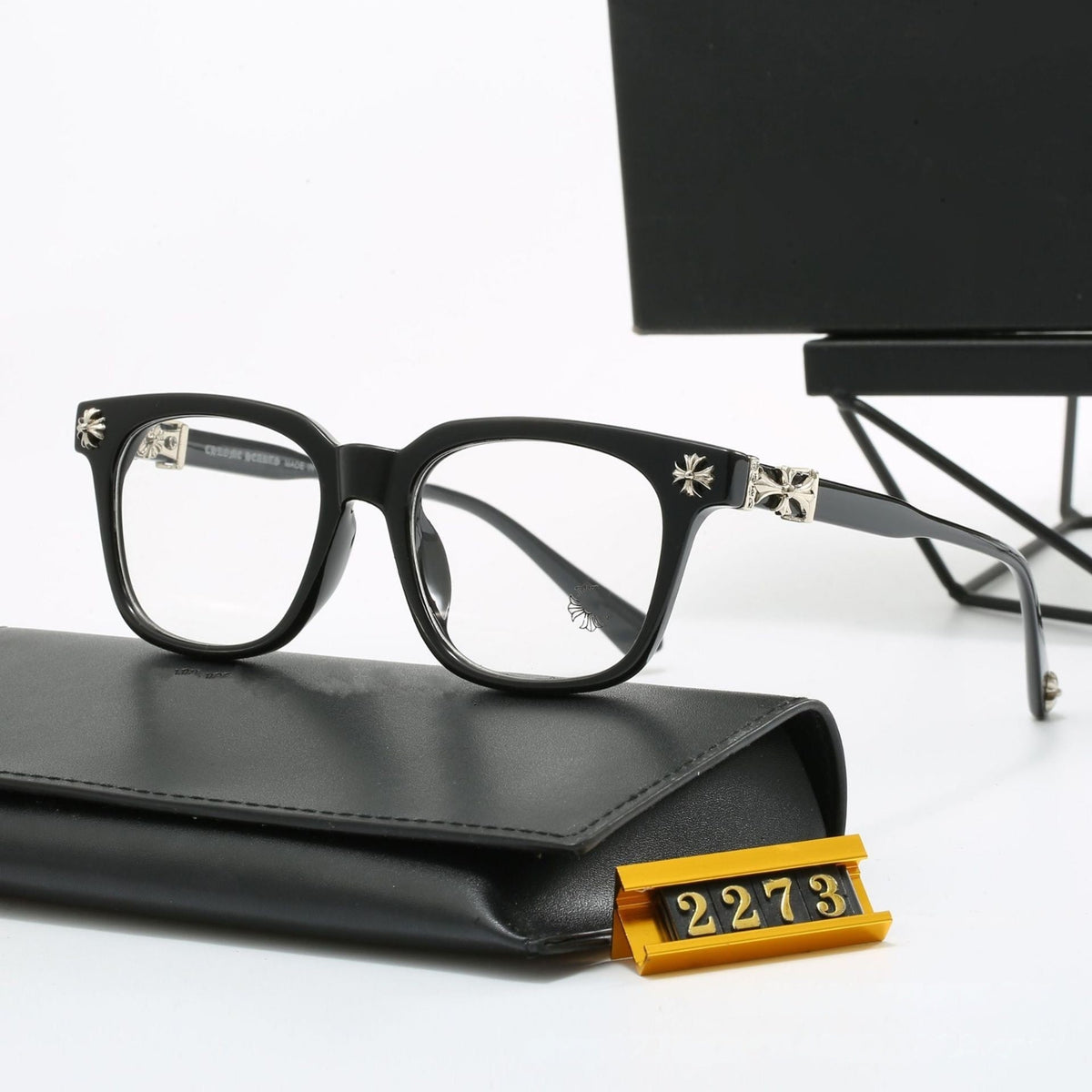 Chrome Hearts 2273 Eyeglasses Black/Silver