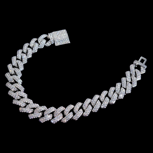 Moissanite Cuban Bracelet