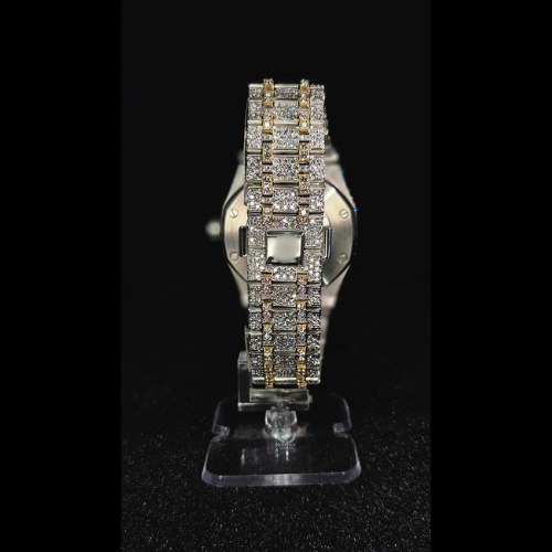 Moissanite Gold Watch