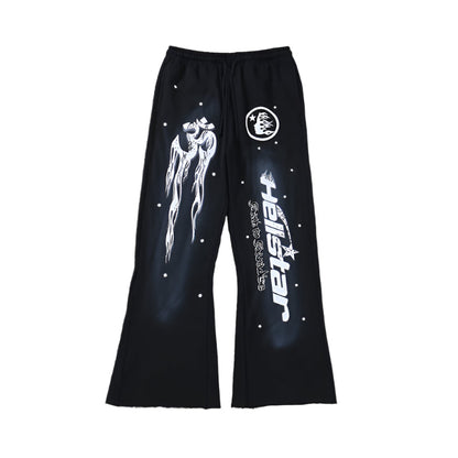 Hellstar "Path To Paradise" Black Sweatpants