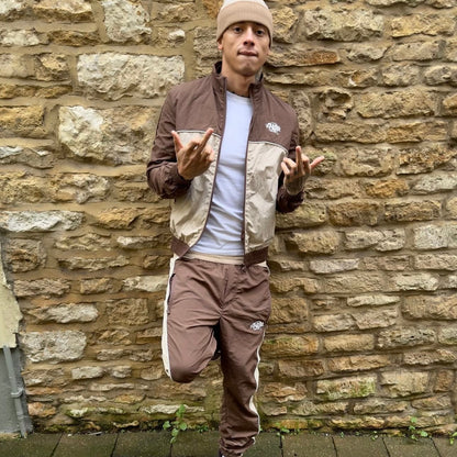 Syna World Shellsuit Brown/Cream