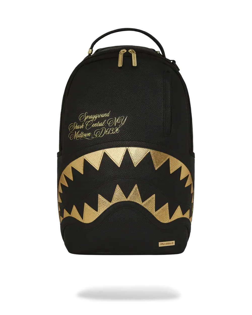 Black & Gold Shark Backpack