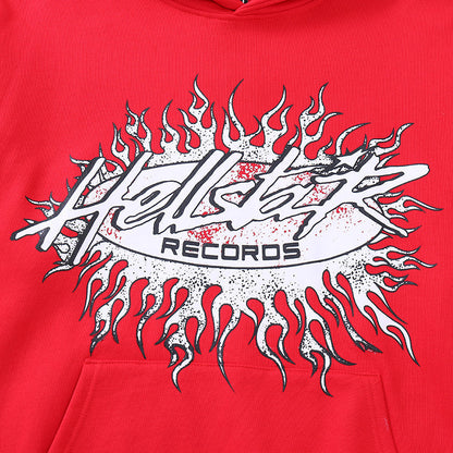 Hellstar "Records" Red Hoodie