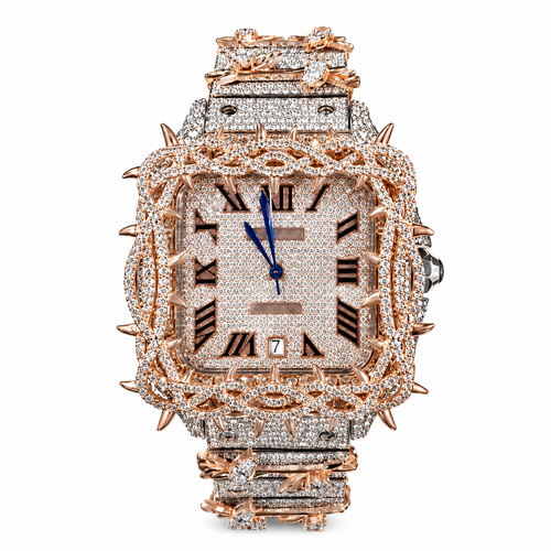 Moissanite Thorn Square Watch