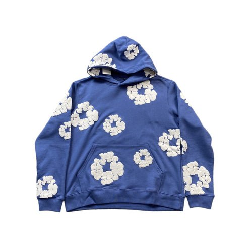 DENIM TEARS COTTON WREATH HOODIE BLUE