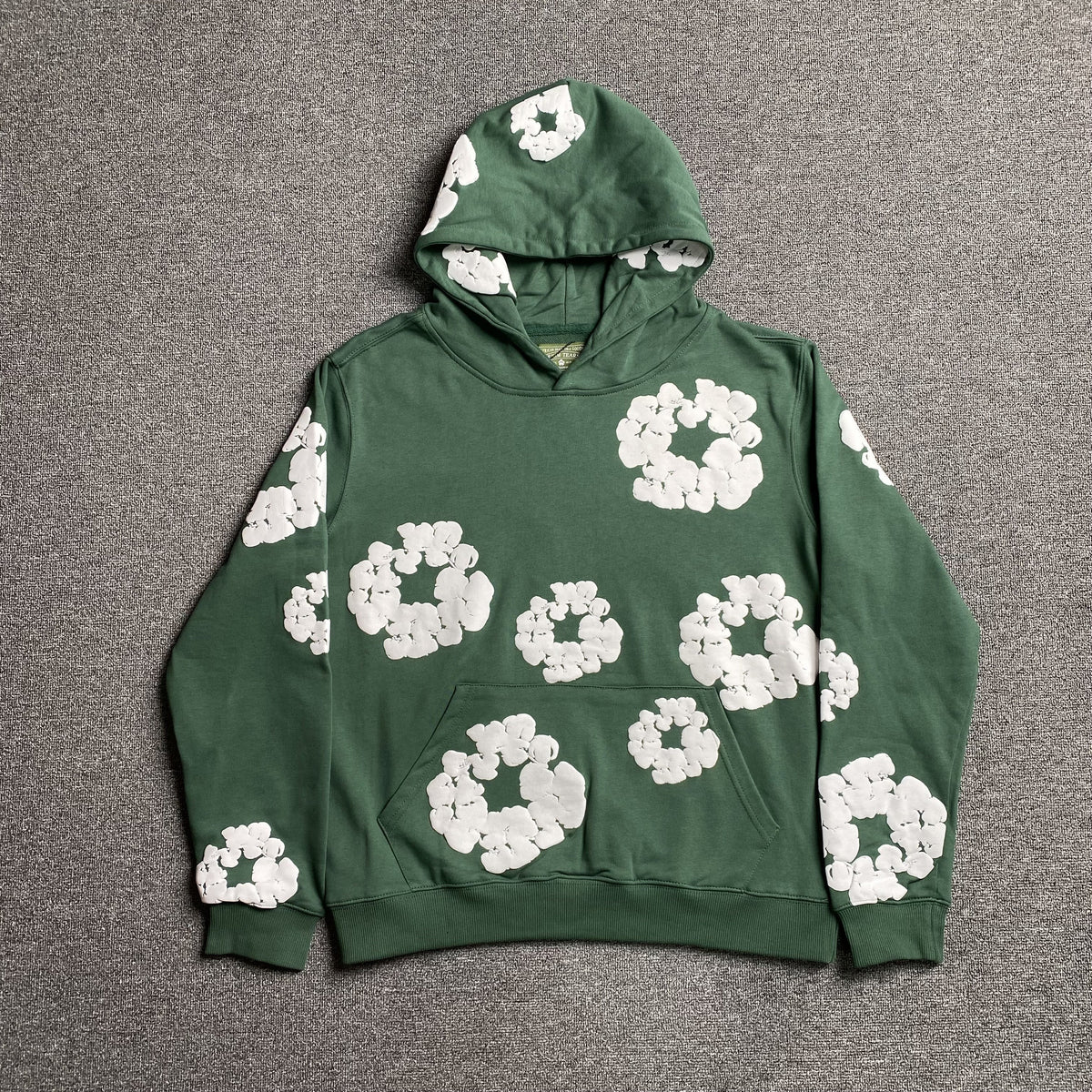 DENIM TEARS COTTON WREATH HOODIE GREEN