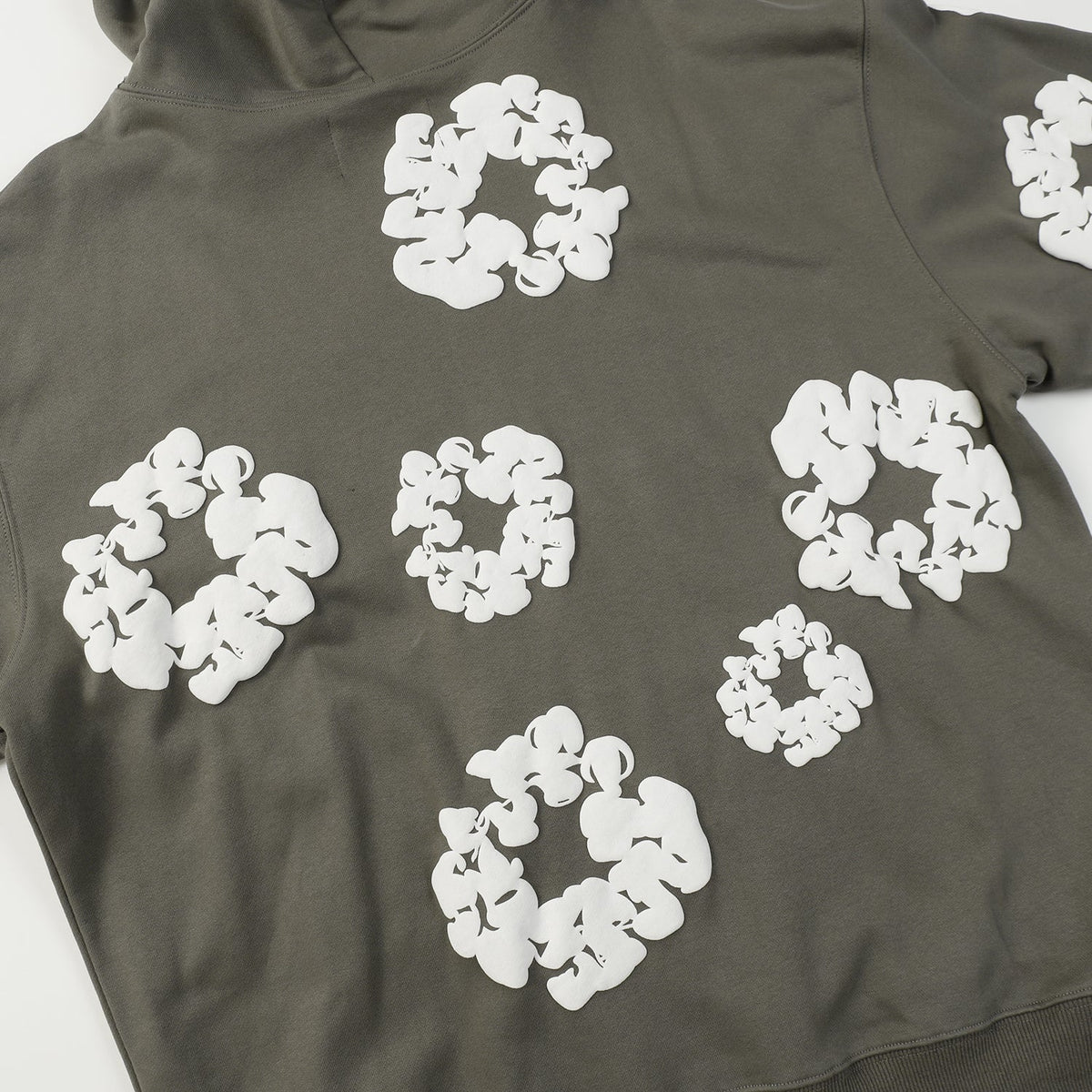 DENIM TEARS COTTON WREATH HOODIE OLIVE