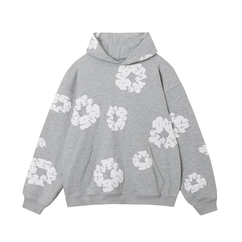 DENIM TEARS COTTON WREATH HOODIE GREY