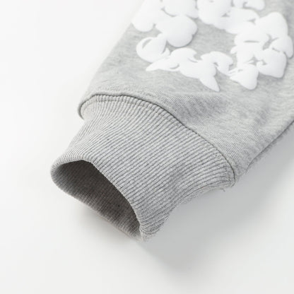DENIM TEARS COTTON WREATH HOODIE GREY