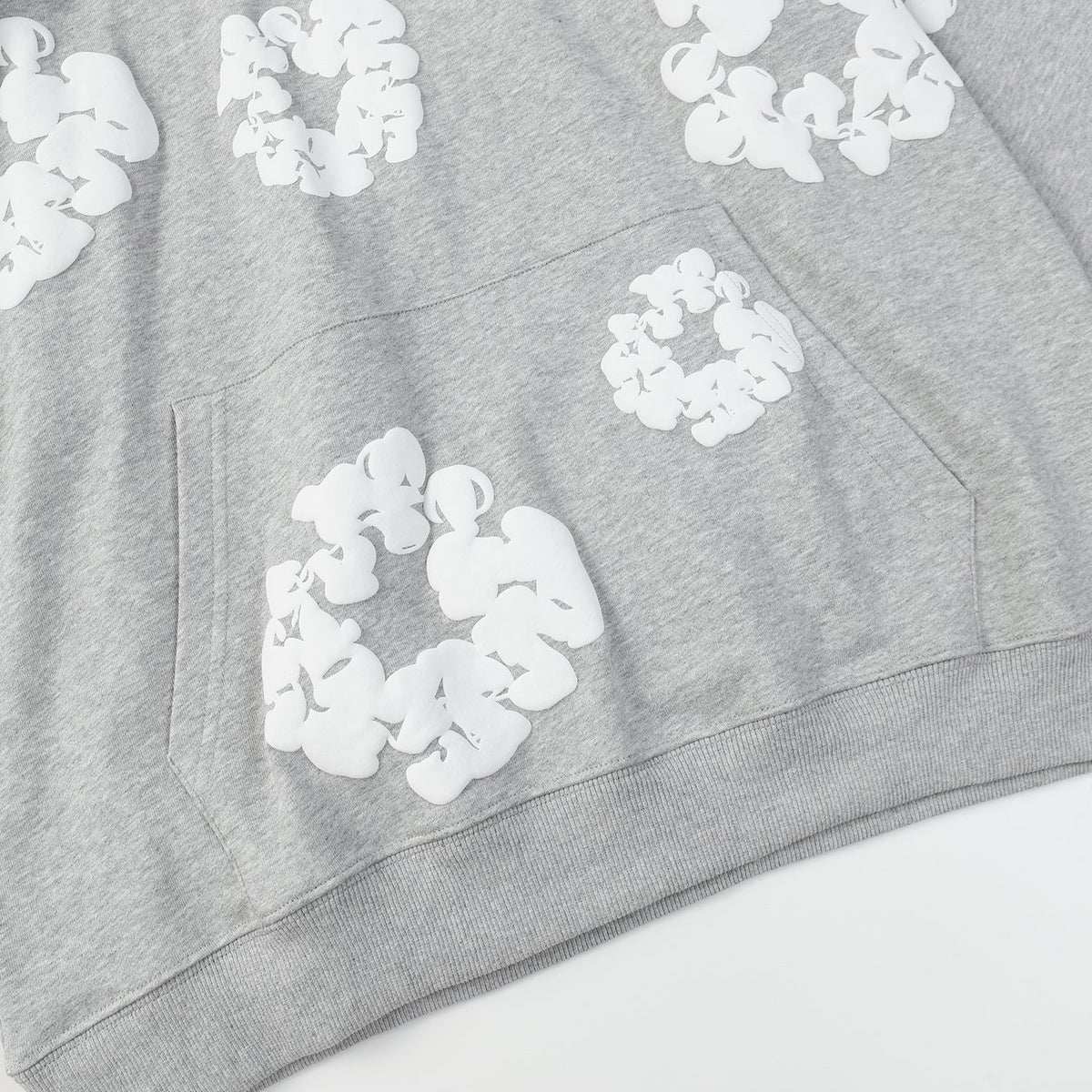 DENIM TEARS COTTON WREATH HOODIE GREY