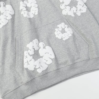 DENIM TEARS COTTON WREATH HOODIE GREY