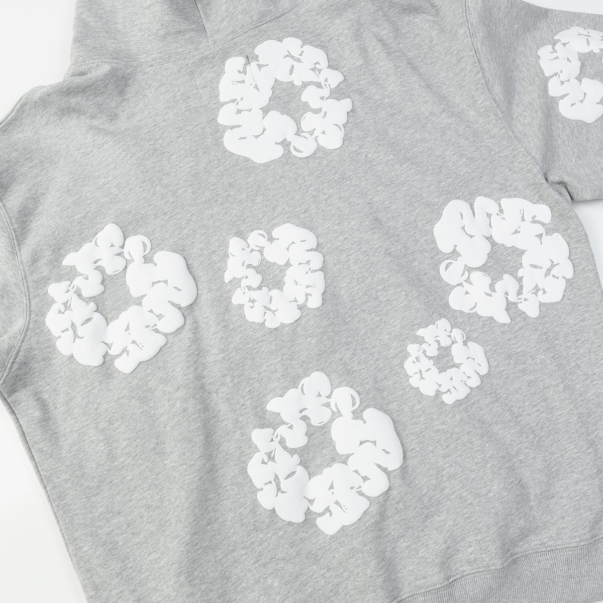 DENIM TEARS COTTON WREATH HOODIE GREY