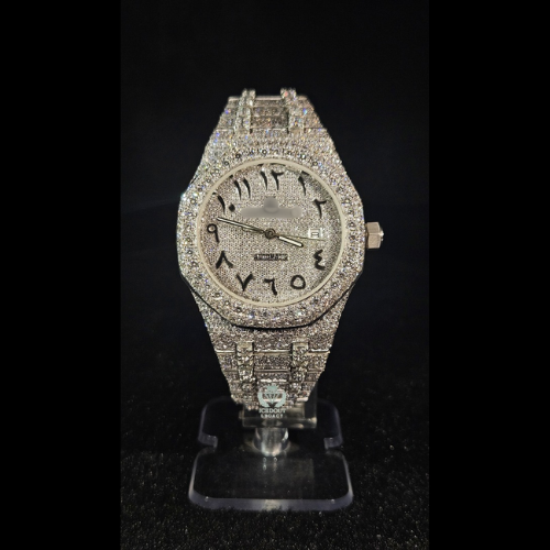 Moissanite Arabic Watch