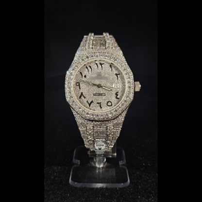 Moissanite Arabic Watch