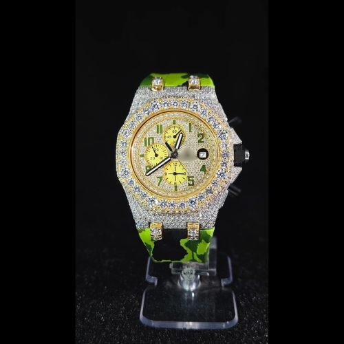 Moissanite Strap Watch