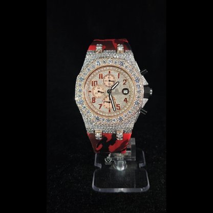 Moissanite Strap Watch
