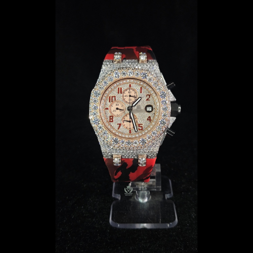 Moissanite Strap Watch