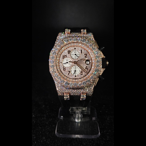 Moissanite Strap Watch