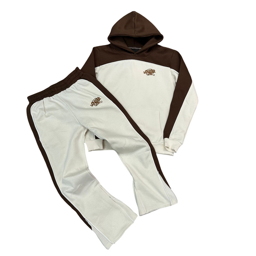 Syna World Team Pipe Tracksuit Brown/Cream
