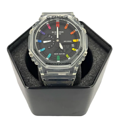 Casio G-Shock | Clear Rainbow | Custom CasiOak