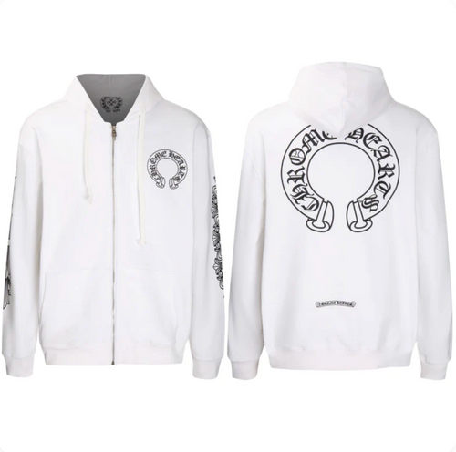Chrome Hearts New Zip Up Hoodie -5001