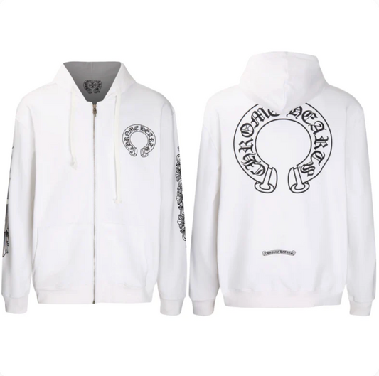 Chrome Hearts New Zip Up Hoodie -5001