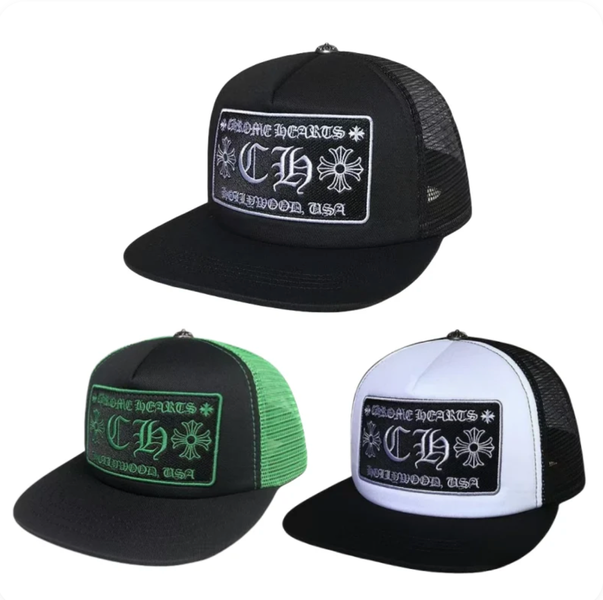 Chrome Hearts trucker hat