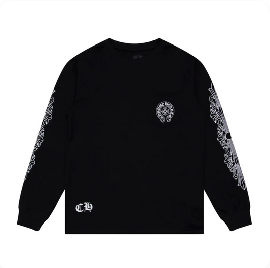 Chrome Hearts Men's Long-Sleeve T-shirt Sweatshirt K8008