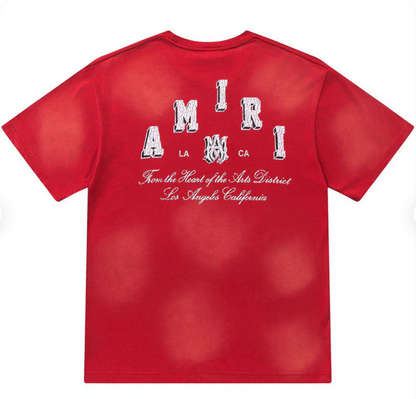 AMIRI LOGO Print Short Sleeve T-shirts