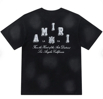 AMIRI LOGO Print Short Sleeve T-shirts