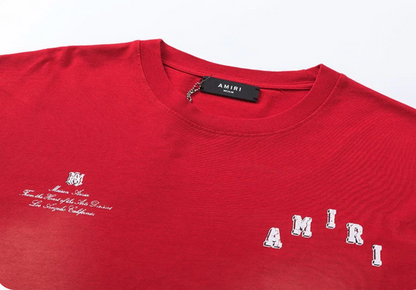 AMIRI LOGO Print Short Sleeve T-shirts