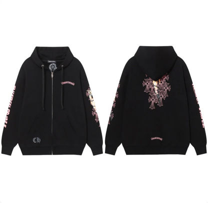 Chrome Hearts New Zip Up Hoodie 8660