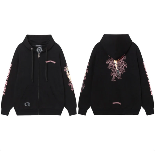 Chrome Hearts New Zip Up Hoodie 8660