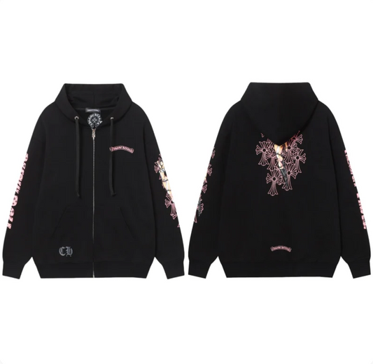 Chrome Hearts New Zip Up Hoodie 8660