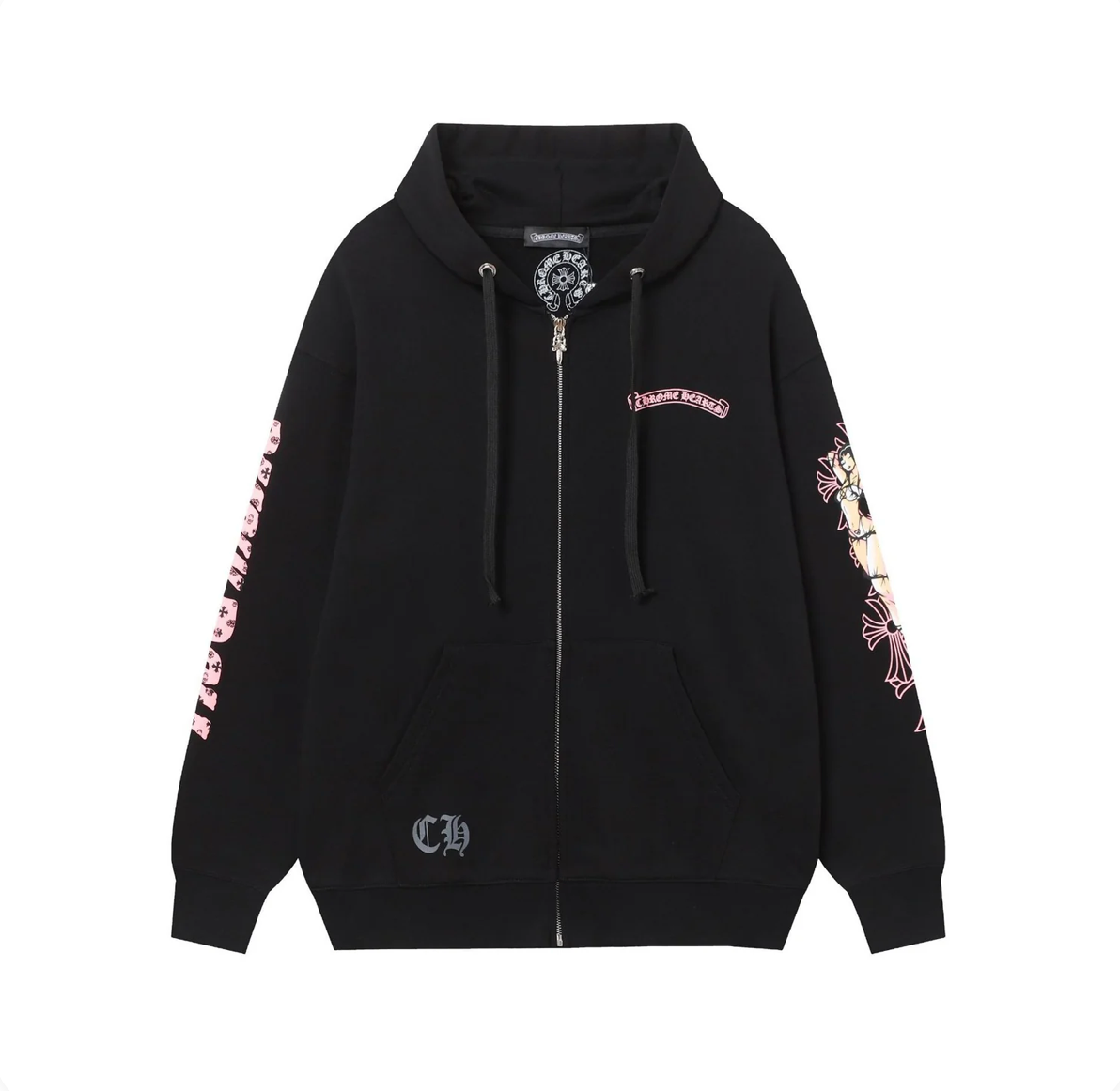 Chrome Hearts New Zip Up Hoodie 8660