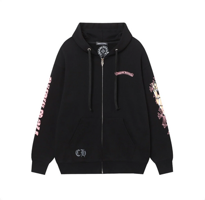 Chrome Hearts New Zip Up Hoodie 8660