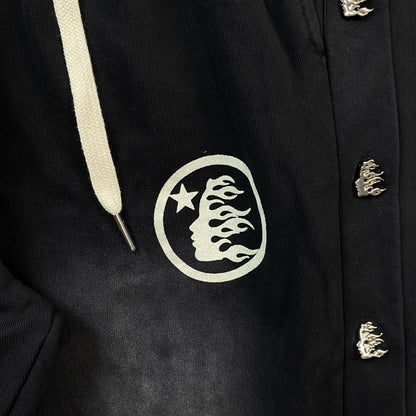 Hellstar "Records" Black Sweatpants