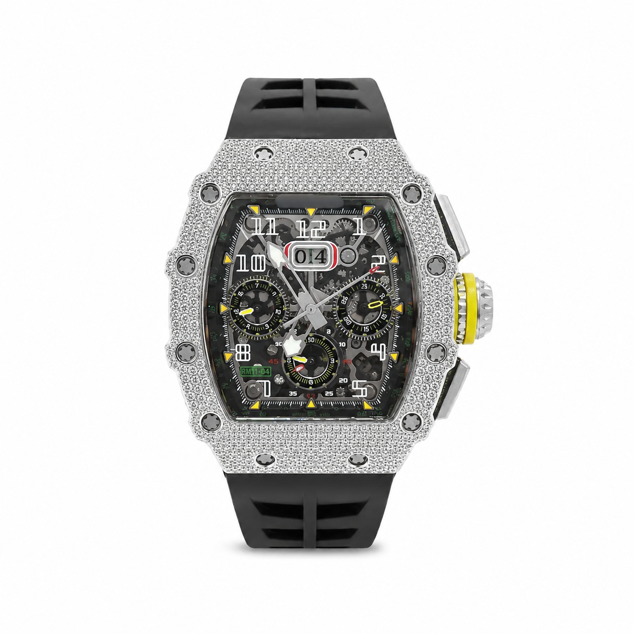 Moissanite Diamond Strap Watch
