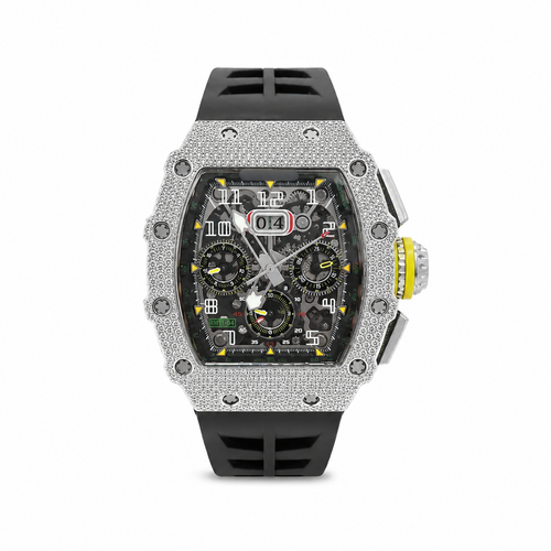 Moissanite Diamond Strap Watch